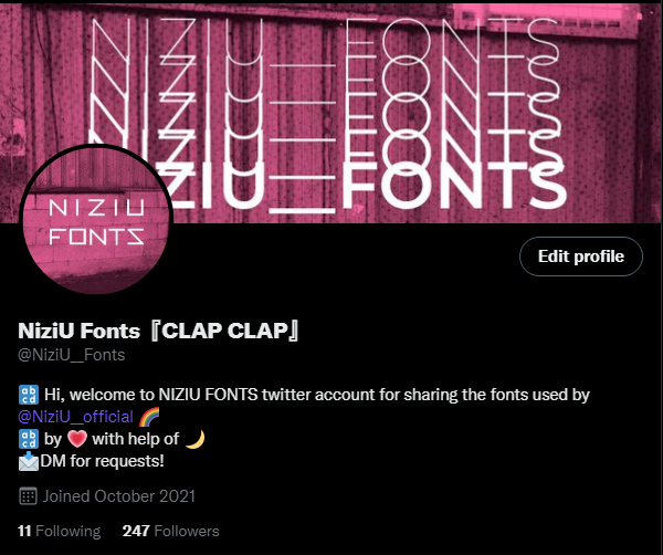 NiziU Fonts (slow) 🎮 (@NiziU__Fonts) / Posts / X
