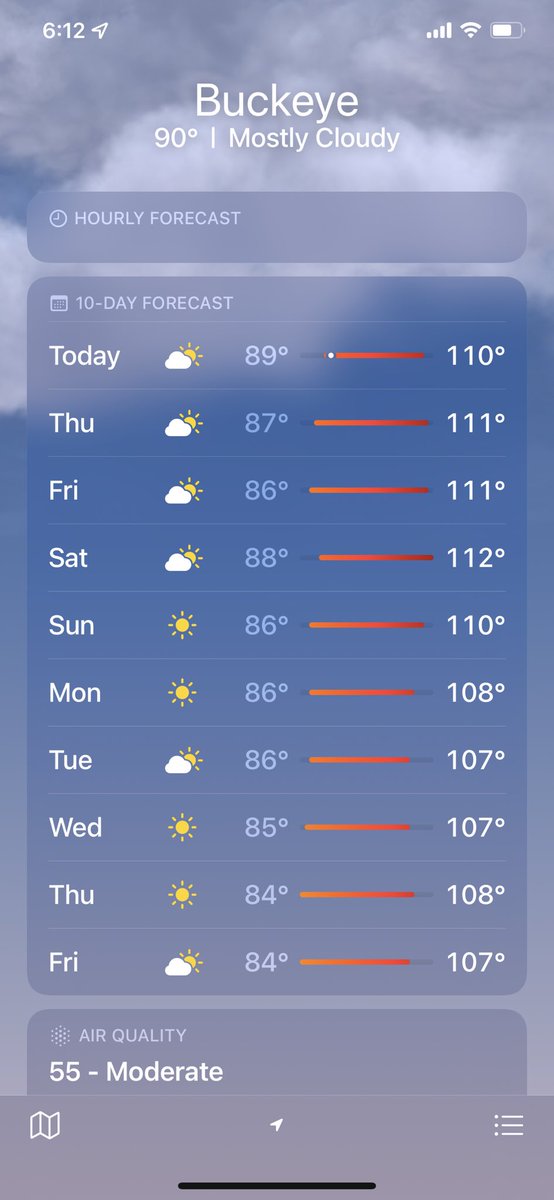 #PhoenixSummers

Triple digits for the next ten days. ☹️