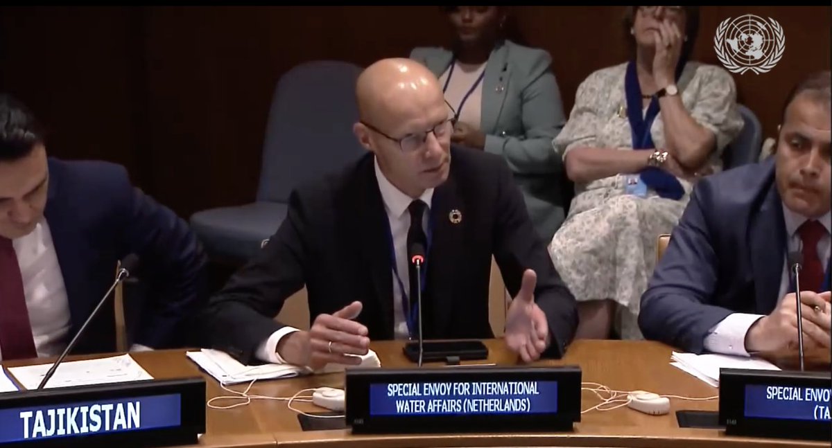 📣ANNOUNCEMENT - 1st draft of Co-host (🇳🇱+🇹🇯) proposals on interactive dialogues for 2023 Water Conference are:

⚕️Water for health
📈Water + development
🌡️Water for climate, resilience + environment (inc source-to-sea)
🤝Water for cooperation
🔜Water Action Decade + acceleration