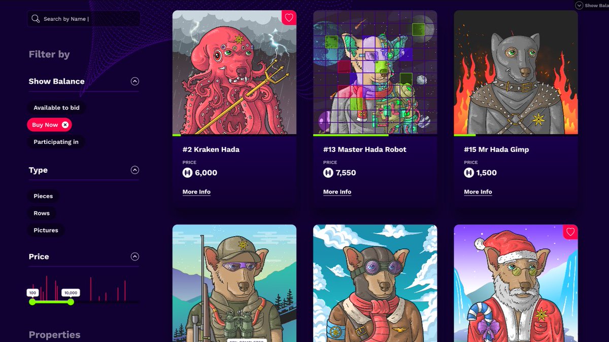 HadaNFT's tweet photo. Colour really starts to bring everything to life.

Here's a screenshot of our Puzzle Pic Gallery page. 

Massive that's to @BrianCollective for the designs, @Katrin_Erb and @jakeyboyo79 for the product and DexDonk for the artwork.

Artwork does not represent actual NFTs.

#XLS20 https://t.co/9mxEmgJKFI