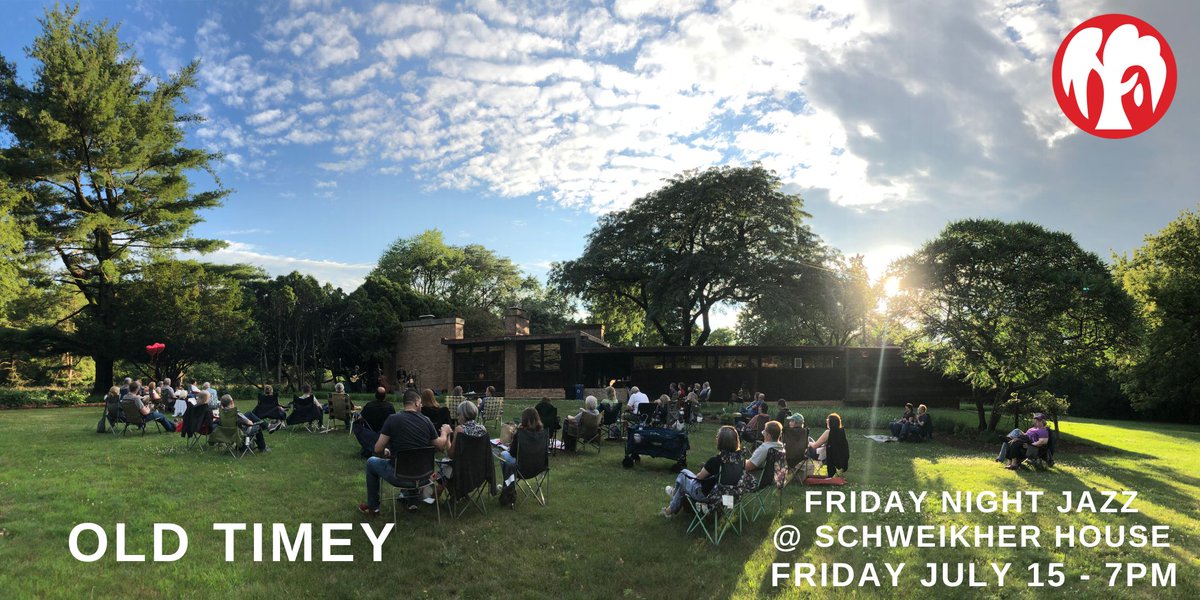 This Friday, our backyard is the perfect evening setting for jazz classics. Just $20 for a Ravinia style experience on the historic grounds of the Schweikher House, featuring Old Timey.

Tickets: schweikherhouse.org/events

#meetchicagonw  #villageofschaumburg #schaumburg