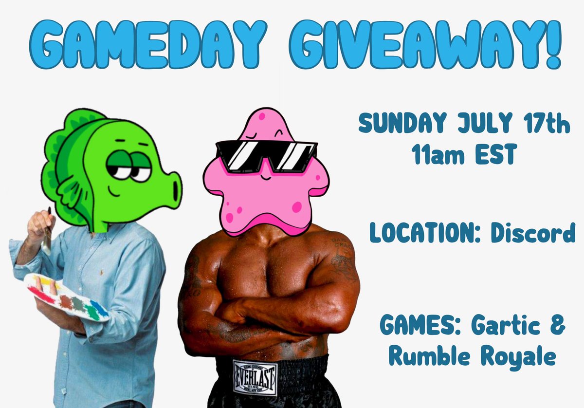 🏆 Win big this weekend! 

We’re hosting another gameday this SUNDAY (July 17th) at 11 AM EST 🗓

Every player has a chance to win a free Saviors #NFT or Nalgene water bottle!

🕹 discord.com/invite/Ad4fgRG…