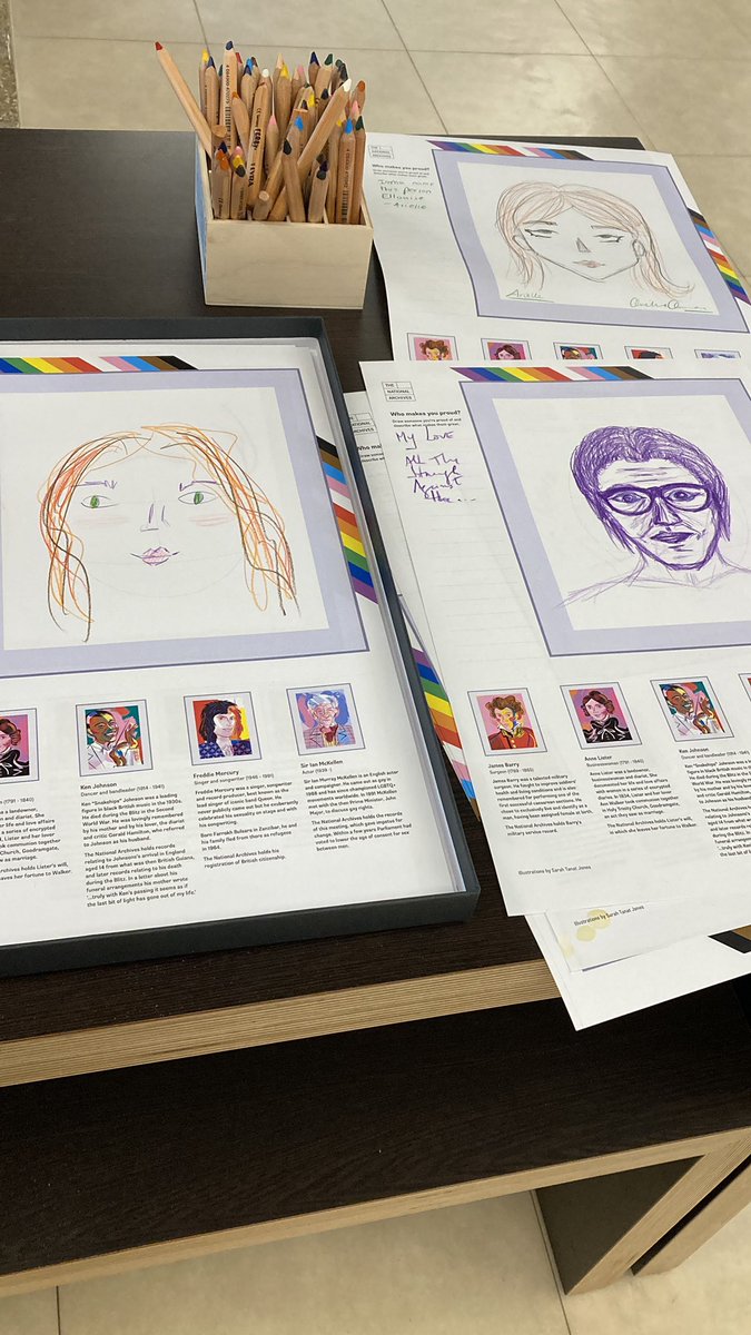 Artsincarehomes's tweet photo. Pride portraits at @UkNatArchives. Lovely to meet an old colleague and mull over ideas for #AICH2022
@NAPAlivinglife #YearofCreativity https://t.co/yZZj4TdQAg