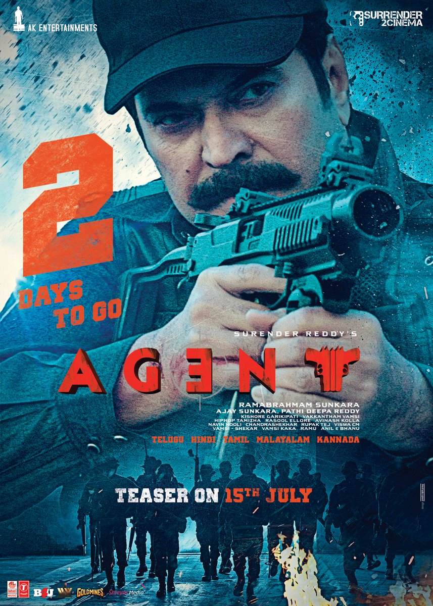 Agent: Mammootty's Poster From Akhil Akkineni's Spy Thriller Out; Teaser to Be Unveiled on July 15 | 🎥 LatestLY