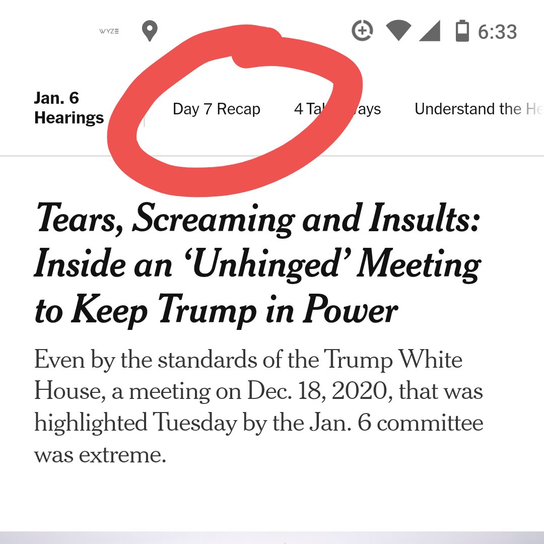 NYT thinks the Jan 6 hearings are episodic TV?  Jesus.