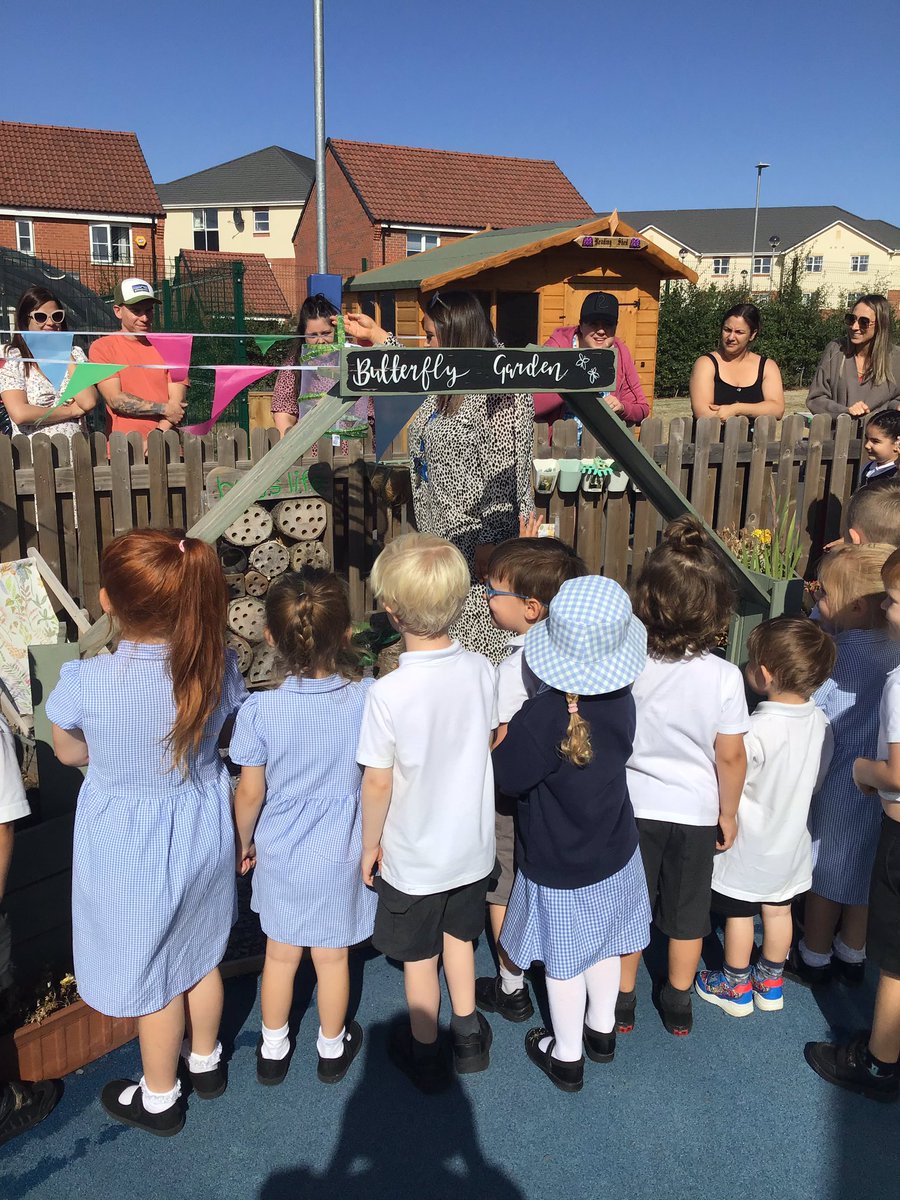 HFHAEarlyYears's tweet photo. What a glorious morning to release our five Painted Lady butterflies! A fantastic authentic experience for our children to engage in, now to get busy planting and enhance our garden to entice the butterflies back. 🦋🌻 #makeverydaycount @insectlore https://t.co/VzjhwHZuUC