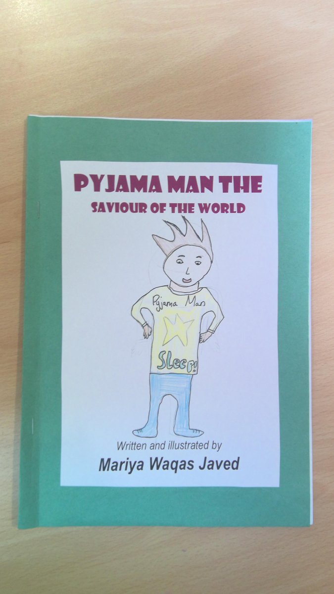 WHGSPrimary's tweet photo. The epitome of ambition. Mariya has shown incredible determination and resilience creating this phenomenal story book, 'Pyjama Man'. After 4 weeks of writing, editing and publishing in her own time, Mariya is so proud of her final piece and so are we!  @tkhally @JenReynolds02 https://t.co/lEEcyWFOx4