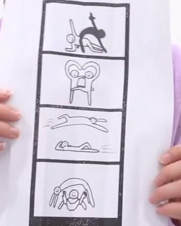 tetemystar's tweet photo. hoseok’s reaction to jungkook’s storyboard will never not be funny 😭 https://t.co/zRUXqI2fNc