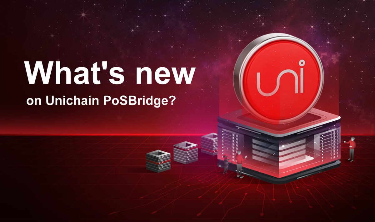 What's new on <a href="/unichain_world/">Unichain</a>  #PoSBridge ?
1/ Support multi chains
2/ Seamlessly migrate assets
3/ Secured by trully decentralized PoS layer
👉 Developer guide: developers.unichain.world/docs/posIntrod…
👉 Live on testnet: testnet.unibridge.world
