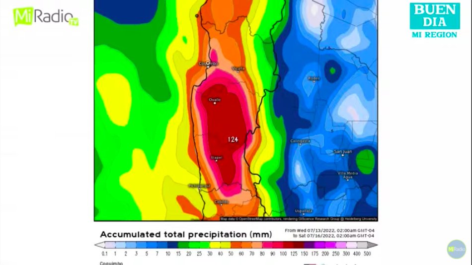 MiRadiols's tweet photo. 🌧️Meteorólogo @cristobaljuliav: "mantenemos el horario, lo más fuerte sería entre 18 horas del jueves y las 3 de la madrugada del viernes, allí debería concentrarse la mayor cantidad de agua, cerca de 30 mm. en ese tiempo en la conurbación, valores de 6 mm por hora" https://t.co/CwlYpwSOQO
