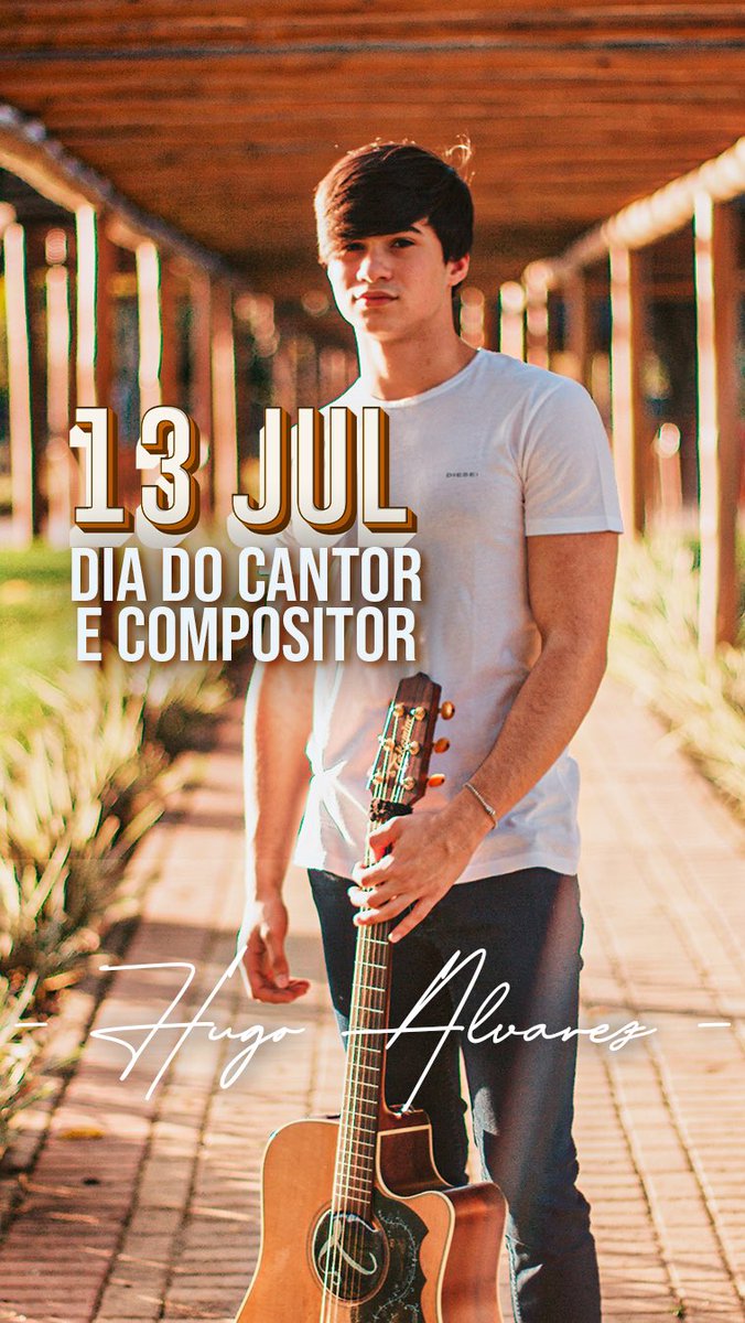hugoalvarezof's tweet photo. Hoje, dia do cantor e compositor, é uma honra ter o dom de cantar e compor minhas músicas pra vocês! ✨Parabéns a todos artistas da música brasileira. 🎤🎶🙏 

#diadocantor #diadocompositor #hugoalvarez #sertanejo https://t.co/YeLrPnrhhp