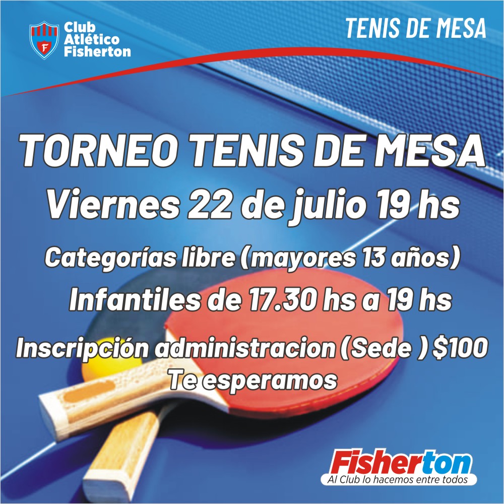 Torneo de Tenis de Mesa en la Sede 🏓 - cafisherton.com/torneo-de-teni…