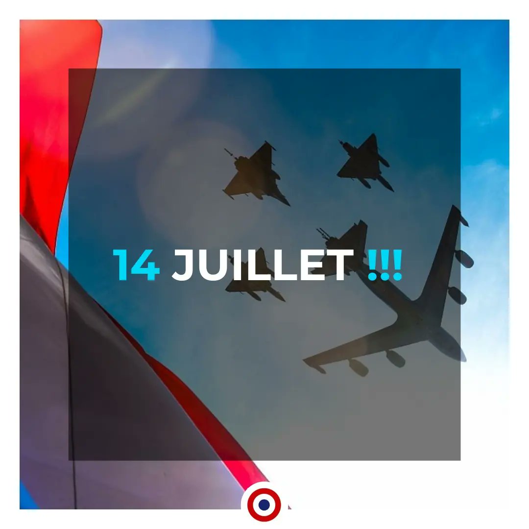 Comme chaque année,[ #armeedelairetdelespace ] défilera le 14 juillet sur les [#champselysees ].✈🚁🪂
 
🔥🔥🔥Vous aurez l’occasion d’admirer nos aéronefs ainsi que certaines de nos unités défilant à pieds.

© M.Buis / Armée de l'air et de l’espace