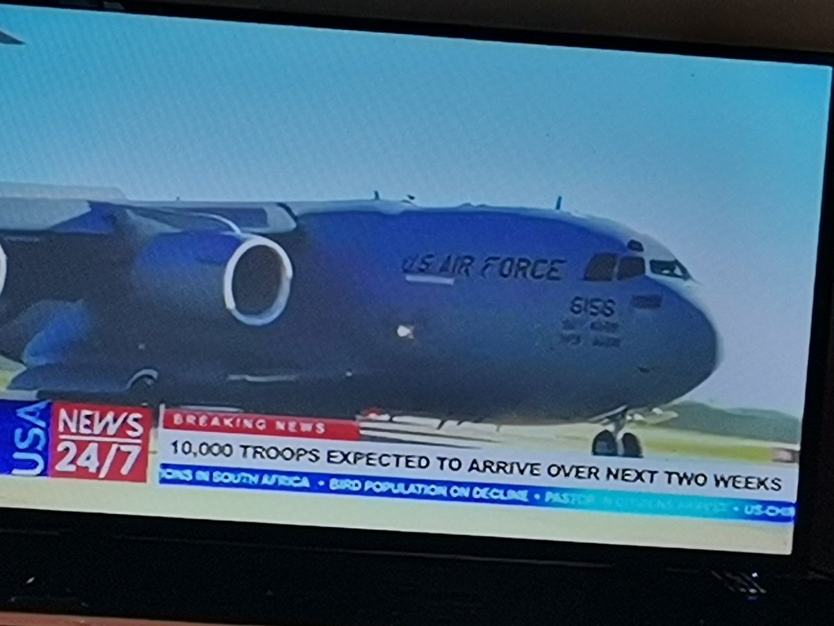 themankhosi's tweet photo. USA and NATO are on a coup d'etat mission.They want to remove King Mswati of eSwatini and Cyril Ramaphosa is behind it. https://t.co/mZReLZ2E8A