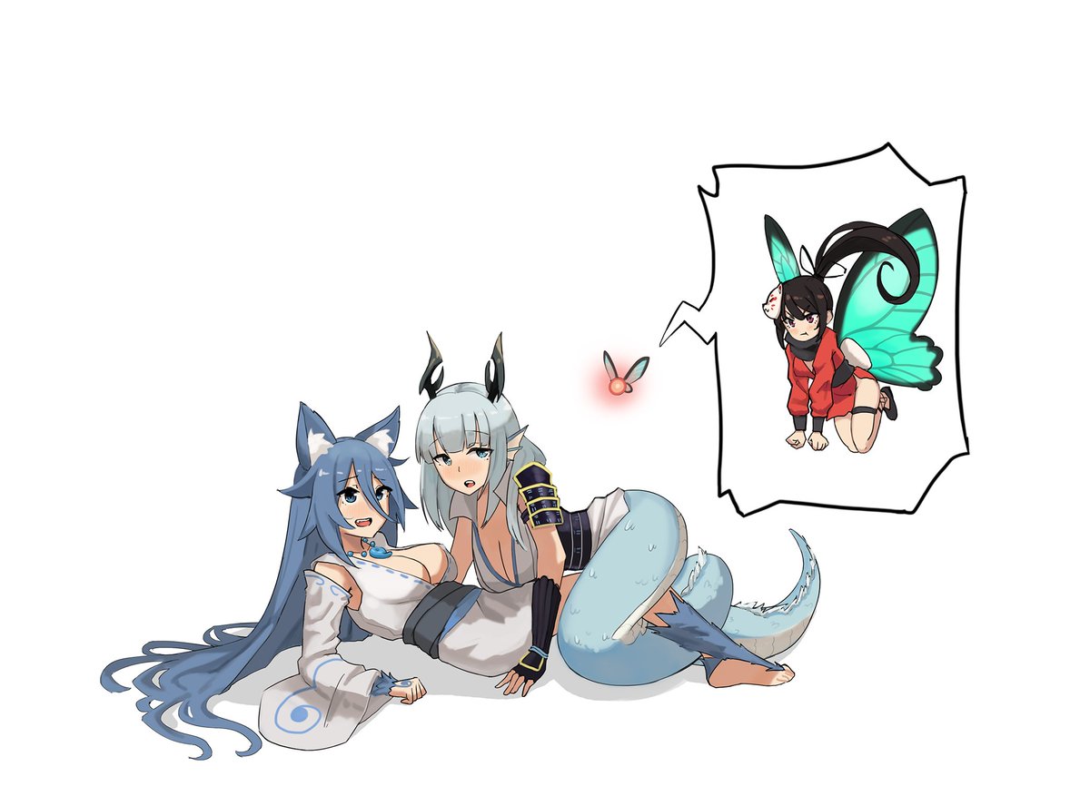 Class Changes are Bad Enough, but New Races too? Always check the Loot for Curses, or you'll end up with Fur, Wings and Boobs!

Commission I did some days ago for <a href="/UminamiTF/">Uminami</a>, @cryostorm15 and Tide
#tg #tftg #tsf #transformation #genderbender #monstergirl