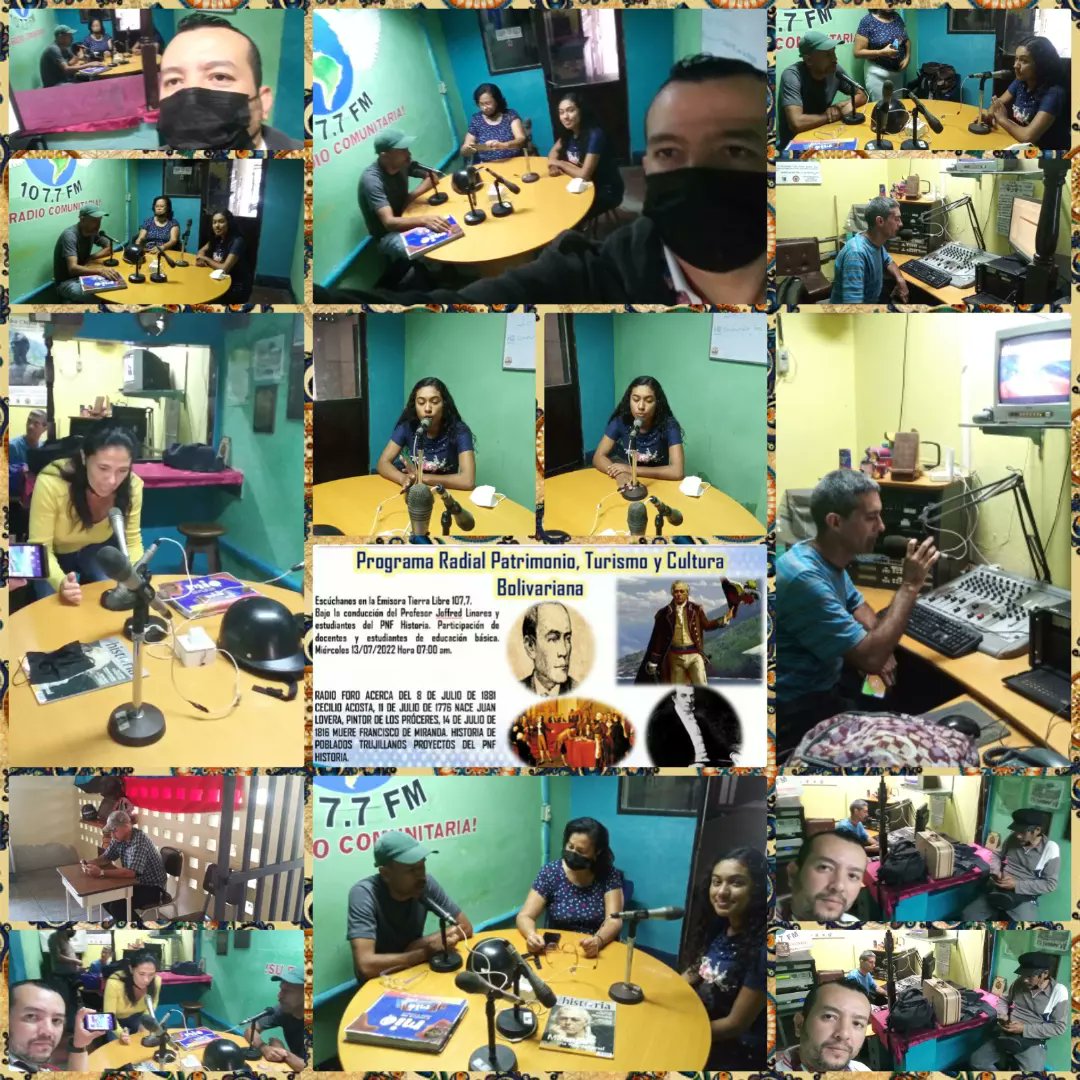 trujillo_obe's tweet photo. 107.7 Fm Patrimonio Turismo y Cultura Bolivariana ZET y UNERMB @alcaldiatruji_1 @MPPEDUCACION @_LaAvanzadora @WuikelmanAngelP  @ViceComunidades @DGCPatrimonioy2  @elianyspalmar1 @DGEFDMPPE @DGCE_MPPE @RosangelaOrozco @Gerardo4fPsuv @carloscontigo https://t.co/kTnXb7BrrK