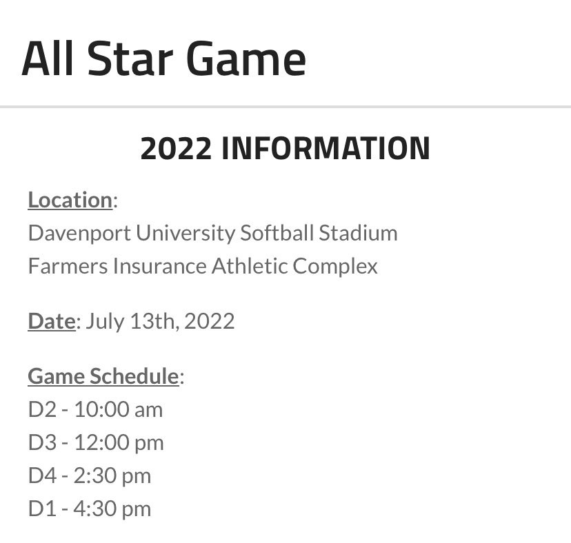 Today is the day!! Looking forward to a great day watching so many talented athletes. For ALL-STAR GAME details, click the link below. mhssca.com/page/show/4722…