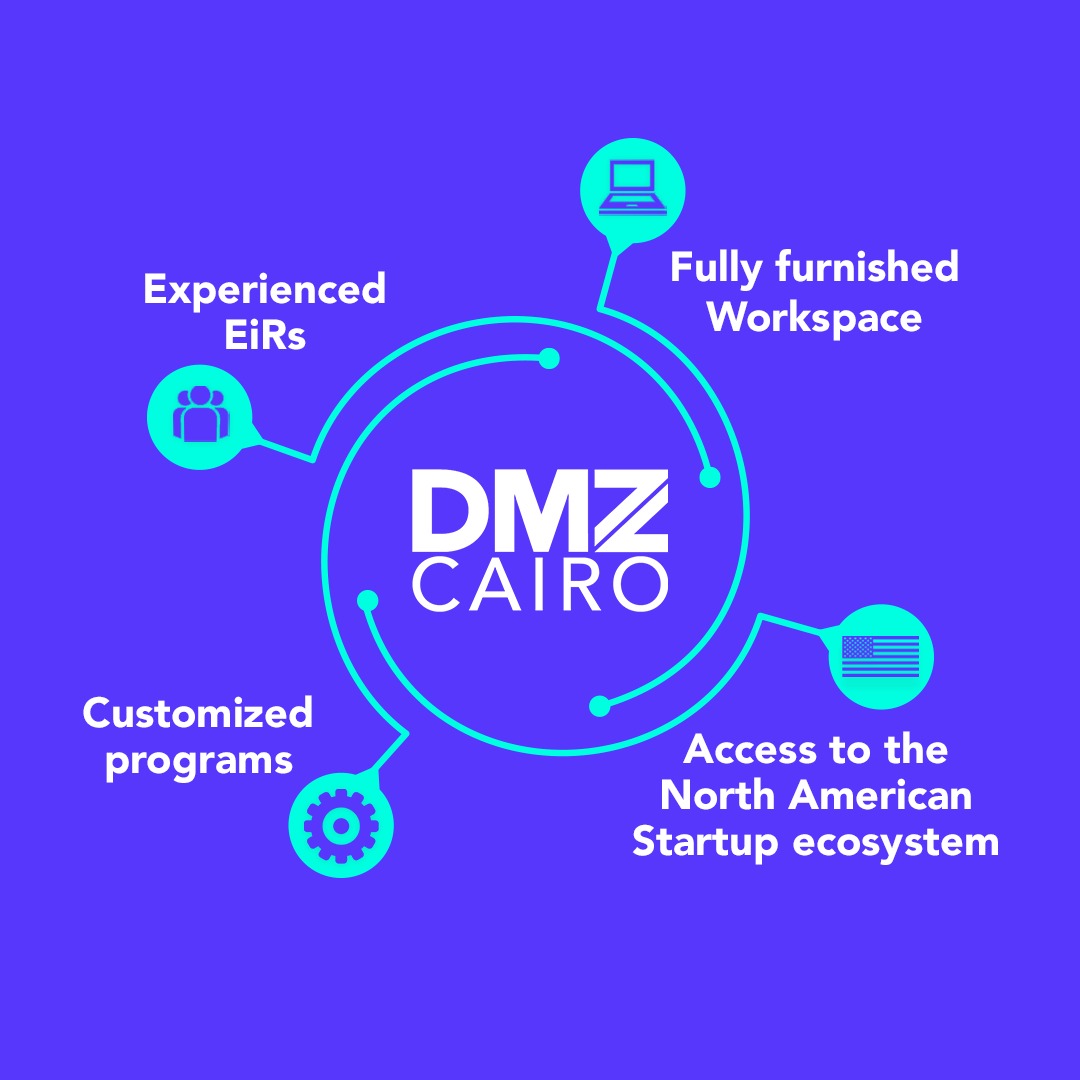 Here’s a glimpse of what DMZ Cairo incubator program is about 💁‍♀️

👉 1:1s with expert EiRs
👉 Access to exclusive workshops
👉 Fully furnished workspace
👉 Customized and tailored program

And much much more!