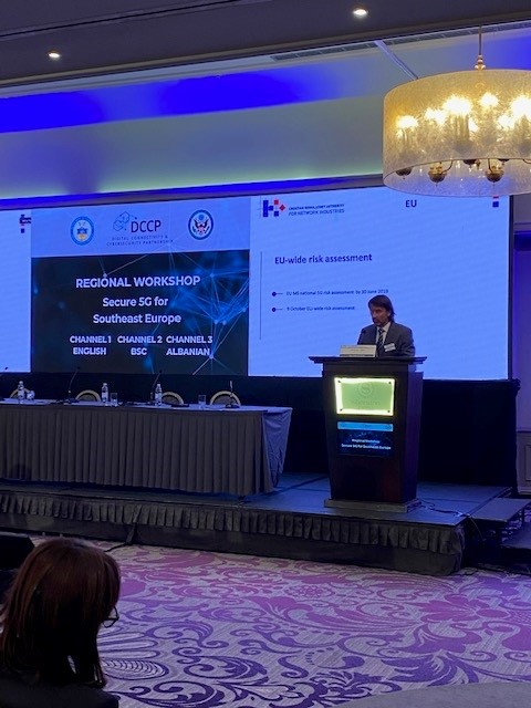 <a href="/CLDP_DOC/">Commercial Law Development Program</a> and <a href="/StateCDP/">Bureau of Cyberspace and Digital Policy</a> are #Live in #Zagreb with a workshop on #Secure #5G where #HAKOM, a Croatian telecommunications regulator is fielding questions from regional participants on #5Gdeployment and #Security