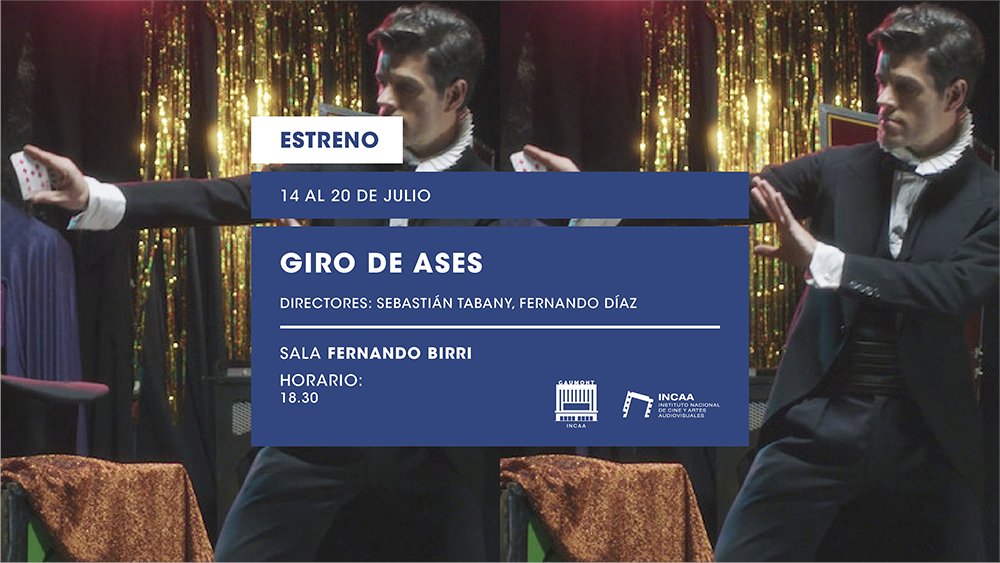 CulturaNacionAR's tweet photo. 🎬 El @INCAA_Argentina te inivta a disfrutar de los estrenos de esta semana en el @CineGaumont: #Fantarias, un documental realizado por Romina Richi; y los largometrajes #MantoDeGemas, de Natalia López Gallardo y #GiroDeAses, de Sebastián Tabany y Fernando Díaz. https://t.co/4jKCBgE7yO