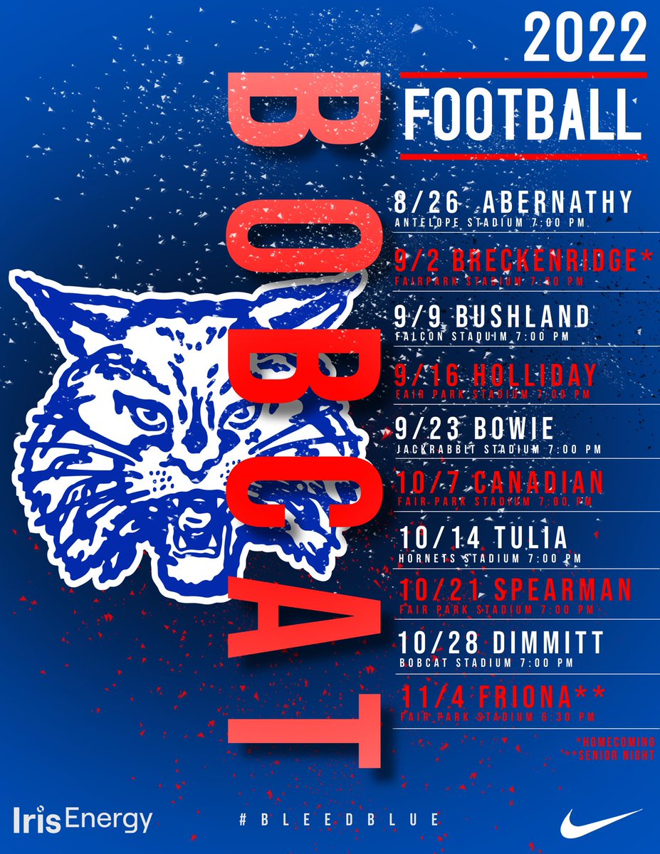 Bobcat football is 44 days away! Who else is ready? 

#BLEEDBLUE