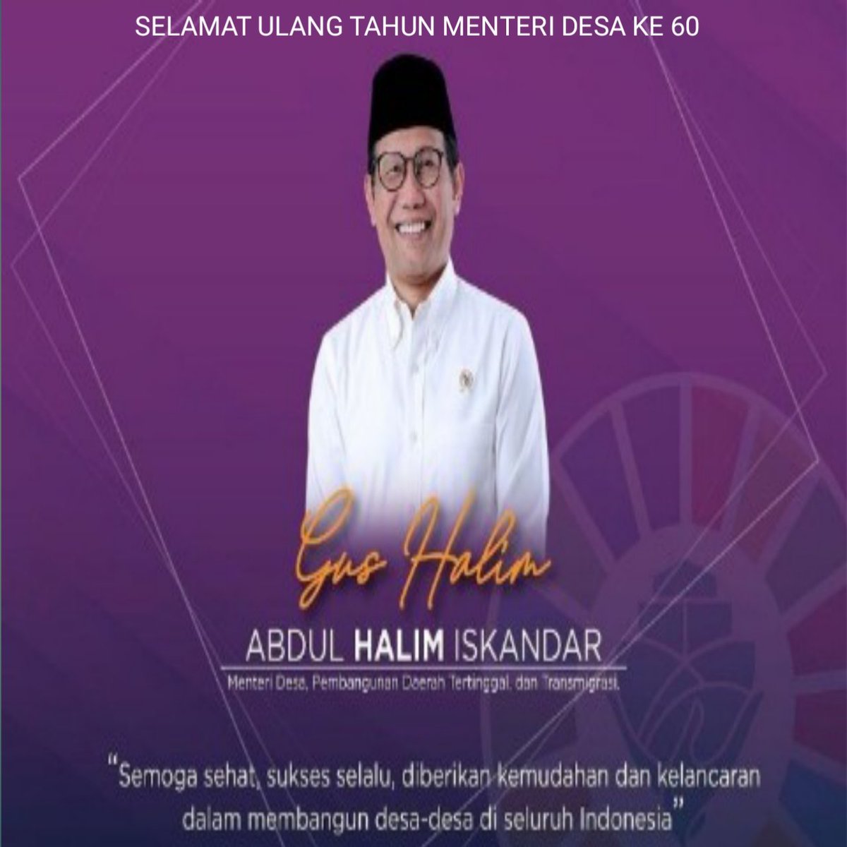 #MetUltahGusHalim 
<a href="/jokowi/">Joko Widodo</a> 
<a href="/halimiskandarnu/">ABDUL HALIM ISKANDAR</a> 
@kemendespdtt 
<a href="/malik_haramain/">malikharamain</a> 
<a href="/imansyukri/">Iman Sukri</a> 
<a href="/taufikmadjid71/">IG : taufik.madjid</a> 
@yusradaridesa 
<a href="/azzameldzikrie/">#SantriIndonesia</a> 
<a href="/tppkemendes/">TPP KEMENDES</a>