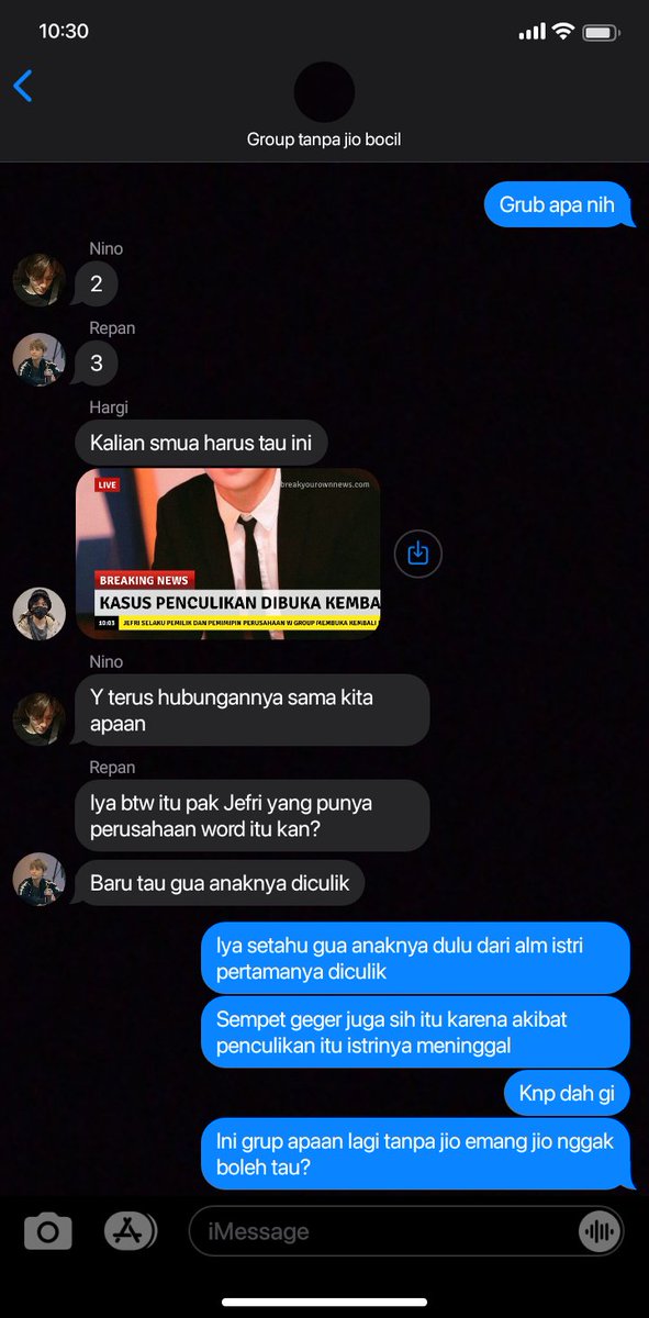 muliiy_'s tweet photo. Semestanya Abang

"Jangan egois, jio bisa bahagia daripada ikut kita jadi yatim" 

NCT 00line ft jisung alternative universe
©muliiy_ https://t.co/IoxAVnNNxD