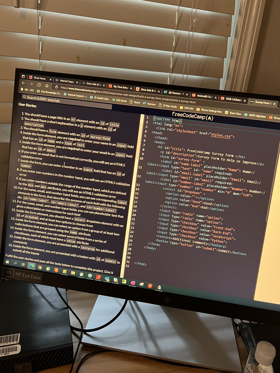 Robcodesalil's tweet photo. Ok, so out of the 45 user stories, only 6 errors came back , definitely felt good to code this am! https://t.co/JYEA0vrdAU