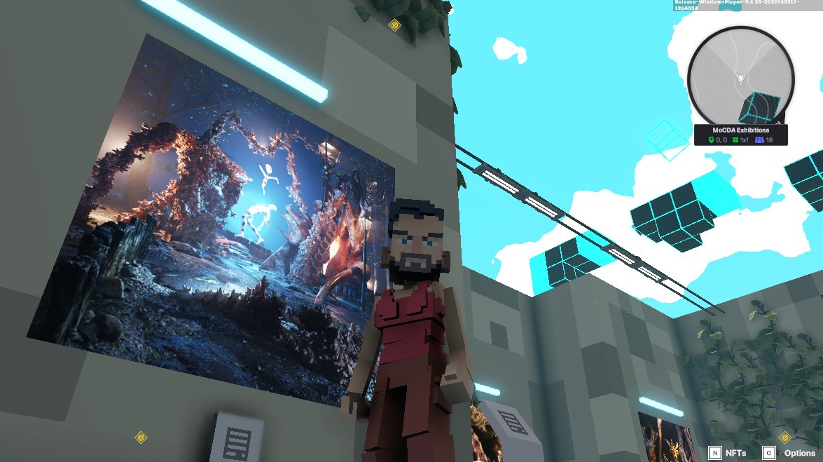 quockietphan1's tweet photo. @TheSandboxGame @MOCDA_ I just participated in the #TheSandbox weekly contest for a chance to win 200 mSAND! Here is my favorite piece from the ‘Impossible Worlds’ exhibition, check out my screenshot below!
👇 https://t.co/SxrXxBQnVs