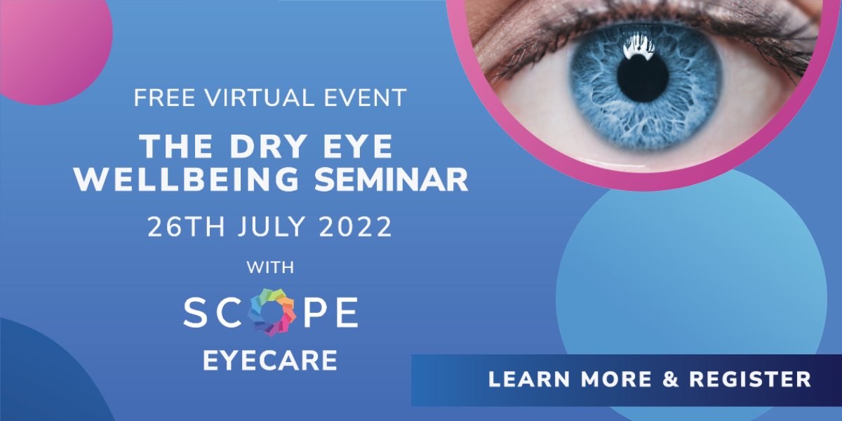 Today we're announcing the return of our annual Dry Eye Patient Wellbeing seminar. Taking place on the 26th of July to provide free, practical support and advice for anyone that may be experiencing symptoms of dry eye. 

To register please click here: fal.cn/3qctJ