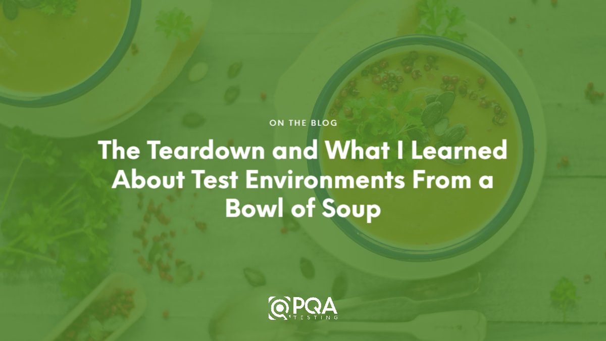 PQATesting's tweet image. Looking for a simple rundown on automated testing and cleaning up your test environment? Check out this blog post about testing automation using a bowl of soup as an analogy! hubs.la/Q01gLKbH0