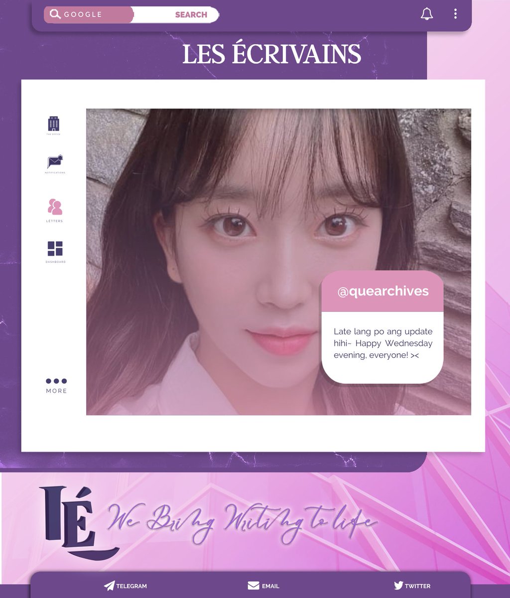 quearchives's tweet image. ㅤ
  
               ♡ ━ @quearchives posted an update。
               ☰ Zoom in po muna. &amp;gt;&amp;lt;
               📍LÉ Headquarters, Pasay City.

ㅤ