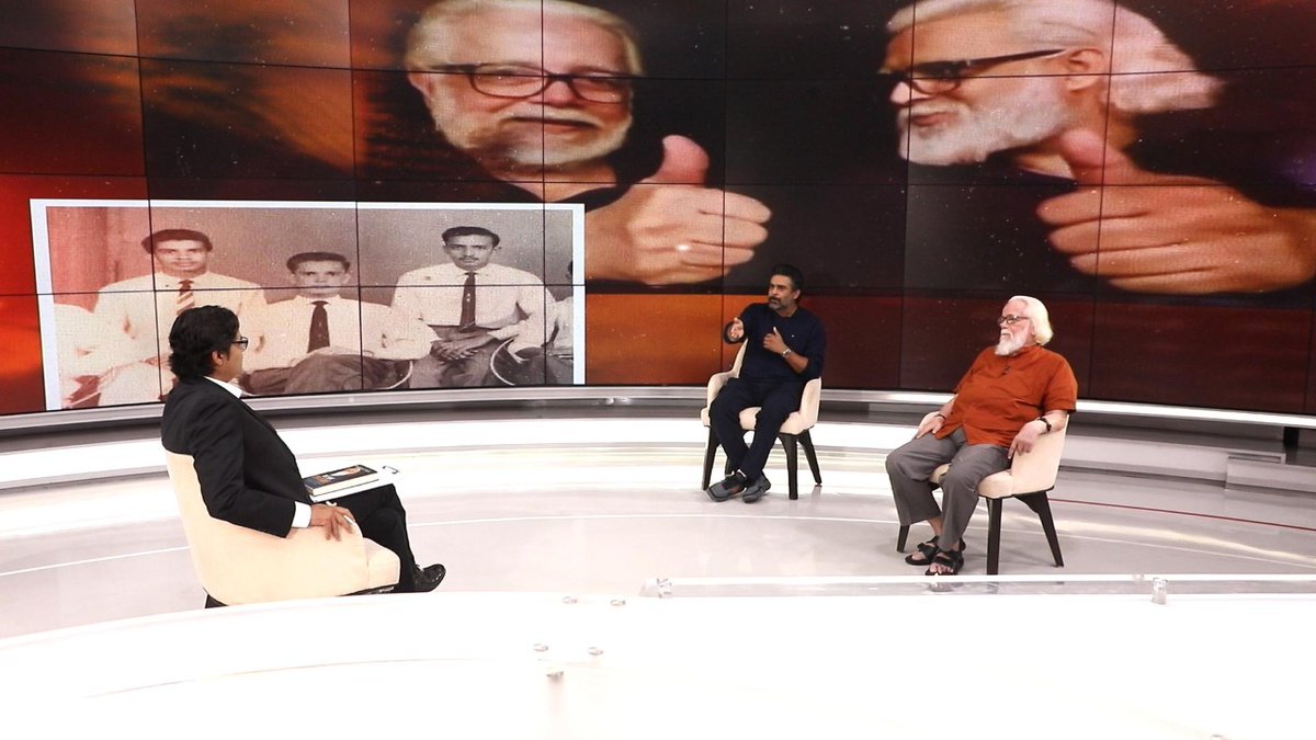 republic's tweet photo. Arnab: I can’t wait for you to watch the story the Nation needs to know on The Nation Wants to Know on Republic this weekend! A big thank you to @NambiNOfficial and @ActorMadhavan for a riveting conversation over the show. #NationWantsToKnow https://t.co/x1rNzxeTuM