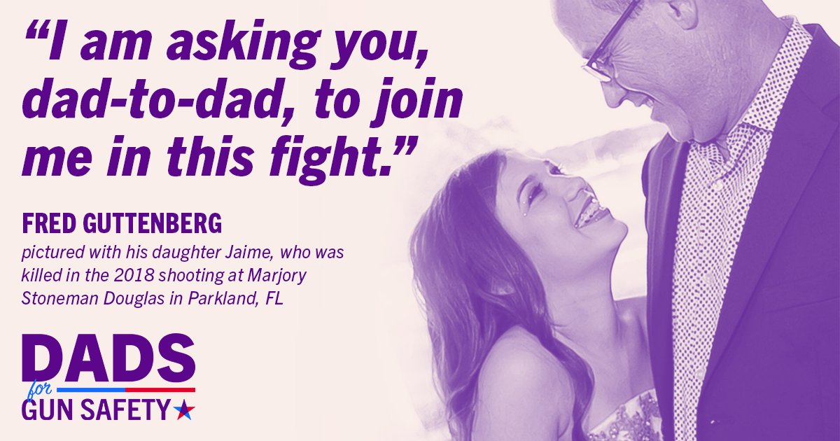 Jaime Guttenberg should be turning 19 today. Yet she will forever be 14 after she was murdered in the Parkland mass shooting.

We join <a href="/fred_guttenberg/">Fred Guttenberg</a> in demanding change to prevent gun violence.

#HonorWithAction + join the #DadsForGunSafety movement: bradyunited.org/dadsforgunsafe… 🧡