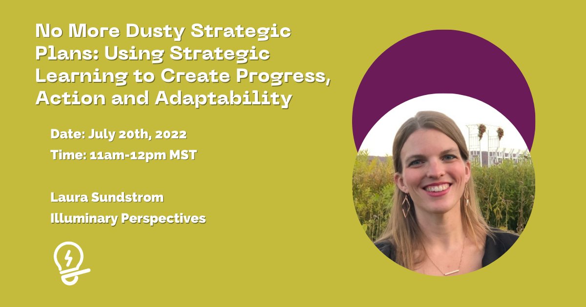 Next week! There is still time to register for this #strategicplanning workshop with <a href="/laesundstrom/">Laura Sundstrom (she/her)</a> - check it out on our website! nonprofitlearninglab.org/leveraging-lea…