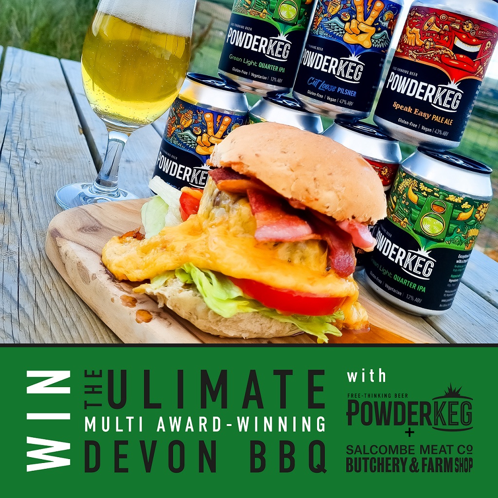 PowderkegBeer's tweet photo. Win the ultimate Devon BBQ! Top notch beer and meat will take your meal to the next level. But no fighting over the last lager! #bbqbrawl https://t.co/LH9IhYXtbh #win #comeptition #winbeer #devonbeer #craftbeer #inittowinit #glutenfree https://t.co/MN52Yrglcq