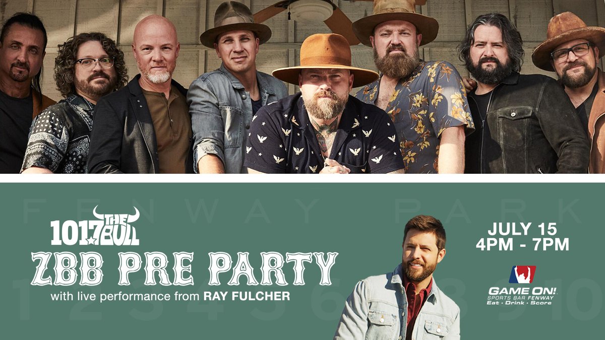 Here's ur pre-ZBB plans sorted! <a href="/AmandaJoDJ/">Amanda Jo</a> + <a href="/JessicaOnAirDj/">JessicaOnAirDj</a> are hosting a special live performance from <a href="/callme_raymond/">Ray Fulcher</a> before <a href="/zacbrownband/">Zac Brown Band</a> takes the stage over at <a href="/fenwaypark/">Fenway Park</a>!
⁠
📍 <a href="/GameOnFenway/">Game On! Fenway</a>⁠
🗓 July 15⁠
⏰ 4PM - 7PM⁠
🎟 TICKET UPGRADES!

ow.ly/MHxc50JTnXK