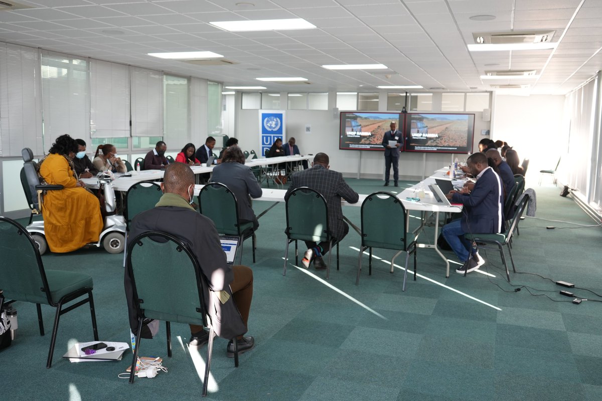 UNDPNamibia's tweet photo. @UNDPNamibia in collaboration w/ @NPC_Namibia held a combined Local Portfolio Appraisal Committee #LPAC for 2 of our new #portfolios namely: #SIGG and #GRICE today.
Our portfolios are aligned to the Harambee Prosperity Plan II #HPPII and the NDP 5. https://t.co/wliFP8oJxL