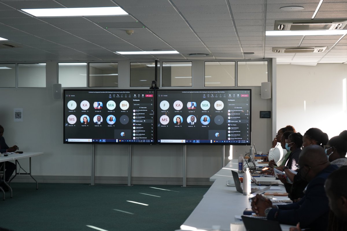 UNDPNamibia's tweet photo. @UNDPNamibia in collaboration w/ @NPC_Namibia held a combined Local Portfolio Appraisal Committee #LPAC for 2 of our new #portfolios namely: #SIGG and #GRICE today.
Our portfolios are aligned to the Harambee Prosperity Plan II #HPPII and the NDP 5. https://t.co/wliFP8oJxL