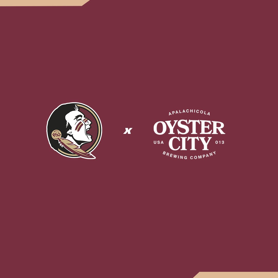 Seminoles's tweet photo. Cheers to a 𝙜𝙧𝙚𝙖𝙩 partnership 🍻

@OysterCityBeer is the first craft beer partner of the Florida State Seminoles 🍢

𝑹𝒆𝒂𝒅 𝑴𝒐𝒓𝒆: https://t.co/B7f61sY8zD

#OneTribe https://t.co/IS2FocV8zj