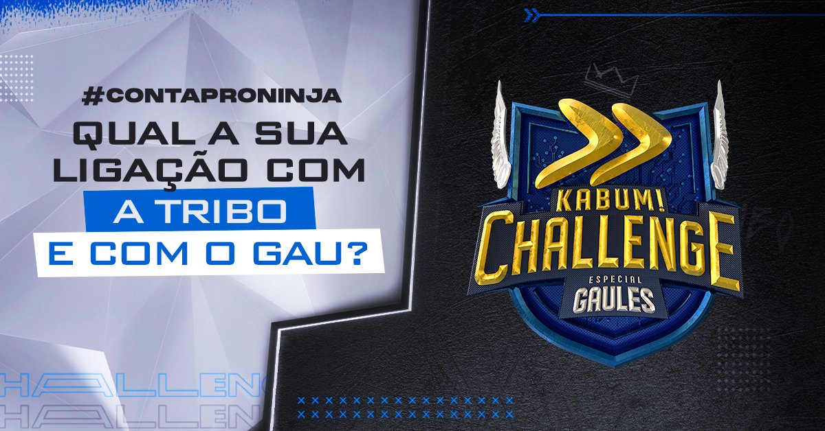 kabum_gg's tweet image. #ContaProNinja
- Qual a sua ligação com a Tribo e com o @Gaules ?💬

Pode abrir o ❤️ e dizer: 
» Uma curisiodade sobre seu time!
» Seu mapa e arma preferidos no CS?
» Marque o @ das e dos parças que são seus duos fiéis.

Valendo🧵