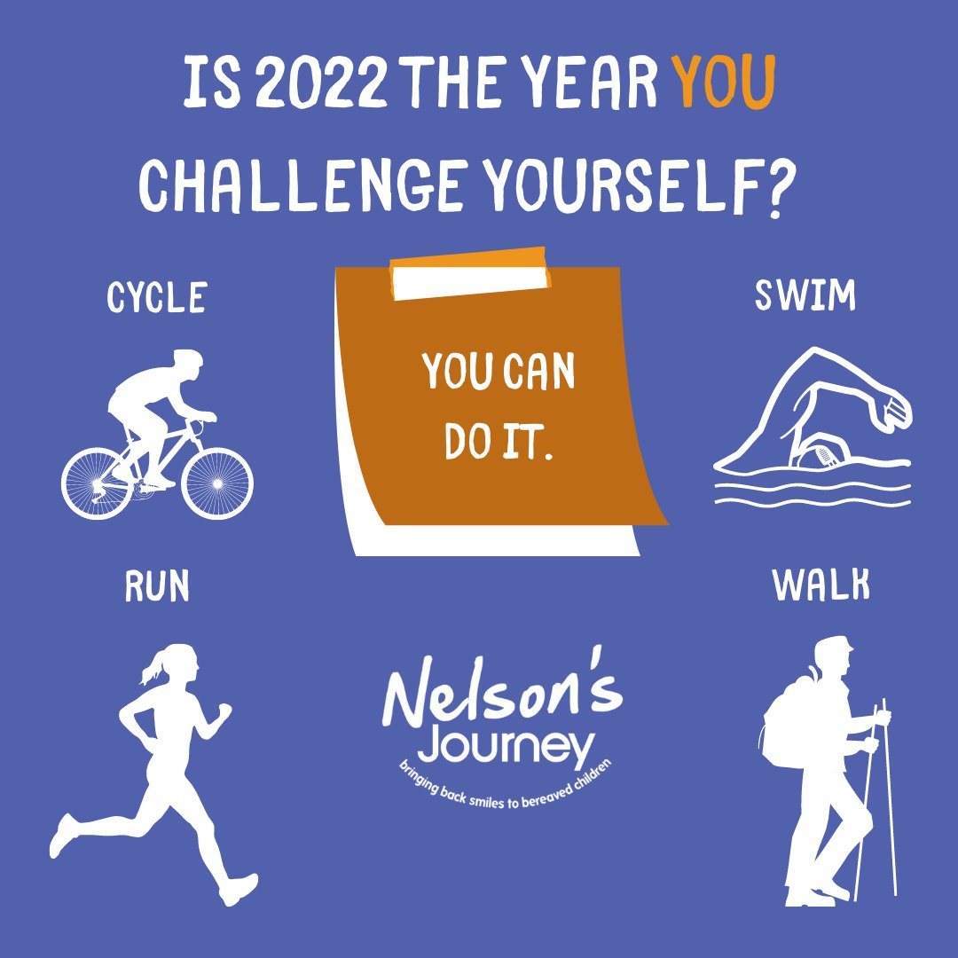 nelsonsjourney's tweet photo. It's never too late to make 2022 the year you take on a personal challenge whilst supporting a local charity. Please consider us, if you do something, your fundraising efforts support bereaved children throughout Norfolk. 

For more info, email fundraising@nelsonsjourney.org.uk https://t.co/jsFPR4ez8Q