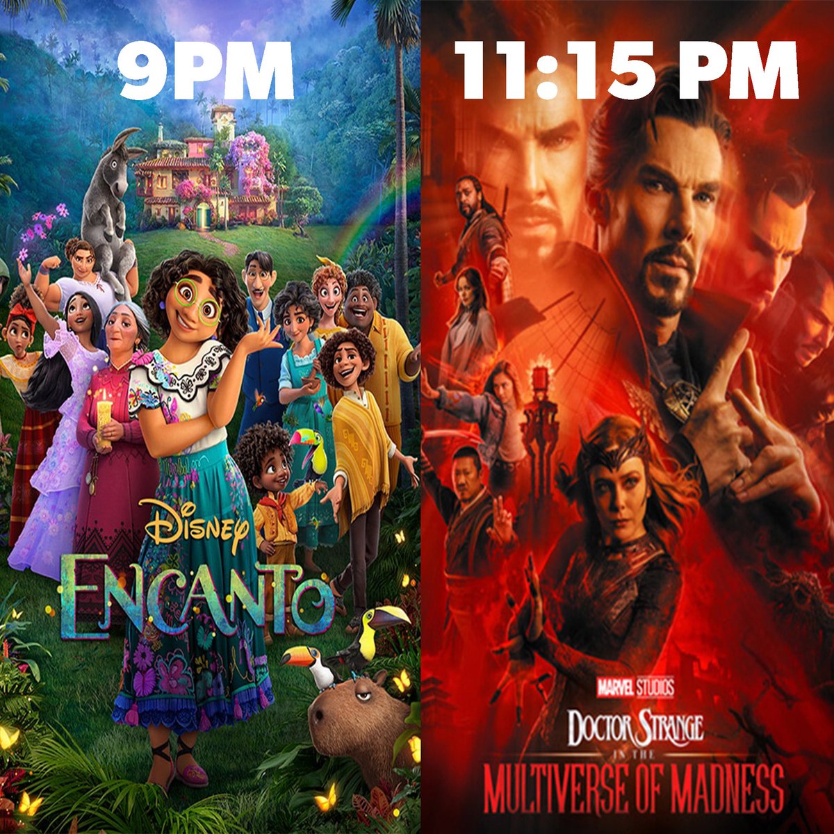 KingsIslandJobs's tweet photo. ASSOCIATE APPRECIATION WEEK CONTINUES! Movie Night will take place tonight in the Beast Shelter at Picnic Grove. Encanto at 9pm and Doctor Strange at 11:15pm.
 
We will be providing drinks, candy and popcorn! If interested, please use the link to sign up: https://t.co/ju41DNBfTe https://t.co/zLHMMTv1Pa