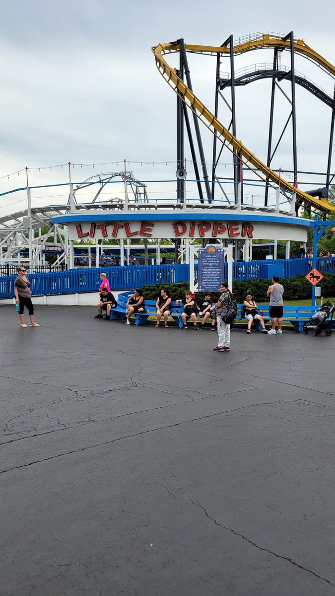 Poprfresh's tweet photo. KiddieLand Relic. You know if you know. It was my first and now is chillin in a new home. Glad to see it still giving kids their first taste of coaster thrills. https://t.co/Zt632SQUsj