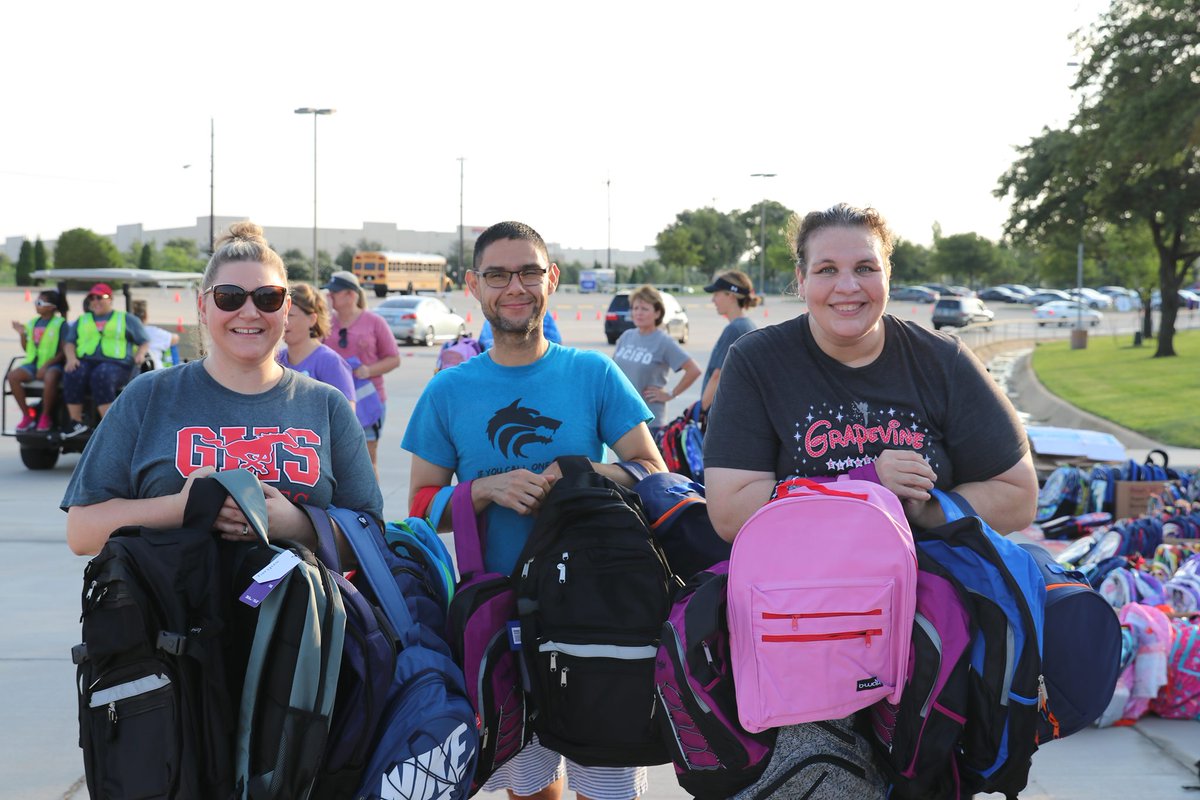 CONNECTgcisd's tweet image. New backpacks needed for K-12 students for @GCISD  Back-to-School Fair on 8/6. Donations accepted at GCISD Administration bldg beginning Monday 7/19, M-Th, 7:30am-4:30pm. Need by 8/4. #WeAreGCISD #gcisdBTSF2022