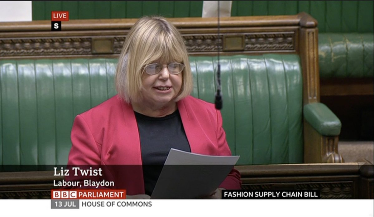 <a href="/ReFashionStudy/">ReFashionStudy</a> and its <a href="/GCRF/">Global Challenges Research Fund (GCRF)</a> data on Cambodian garment workers' hunger + debt during COVID19 harnessed today by <a href="/LizTwistMP/">Liz Twist MP</a> to argue for #FashionWatchdog to change how UK clothing retailers do business

Private members bill proceeds to 2nd reading in Nov

parliamentlive.tv/event/index/2d…