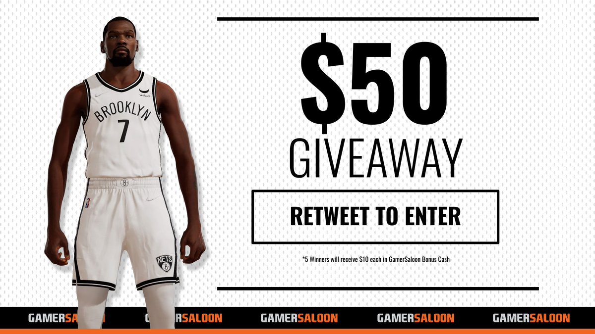 GamerSaloon's tweet photo. We're giving away some money! $50 up for grabs!

🟠Retweet to enter

*Must be following us. Winners selected Thursday. https://t.co/EBsdtmrKUs