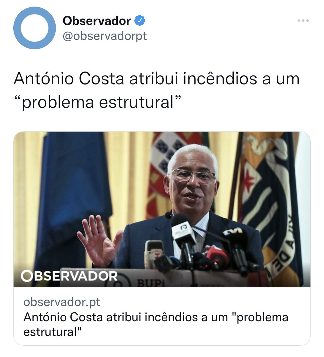 O António Costa é inteligente: chefiou e chefia o governo menos reformista da história recente deste país. 

Fez campanha basicamente a dizer “se não querem que nada mude votem em mim”. 

Sete anos depois todos os problemas são estruturais. Talvez porque não faz realmente nada.