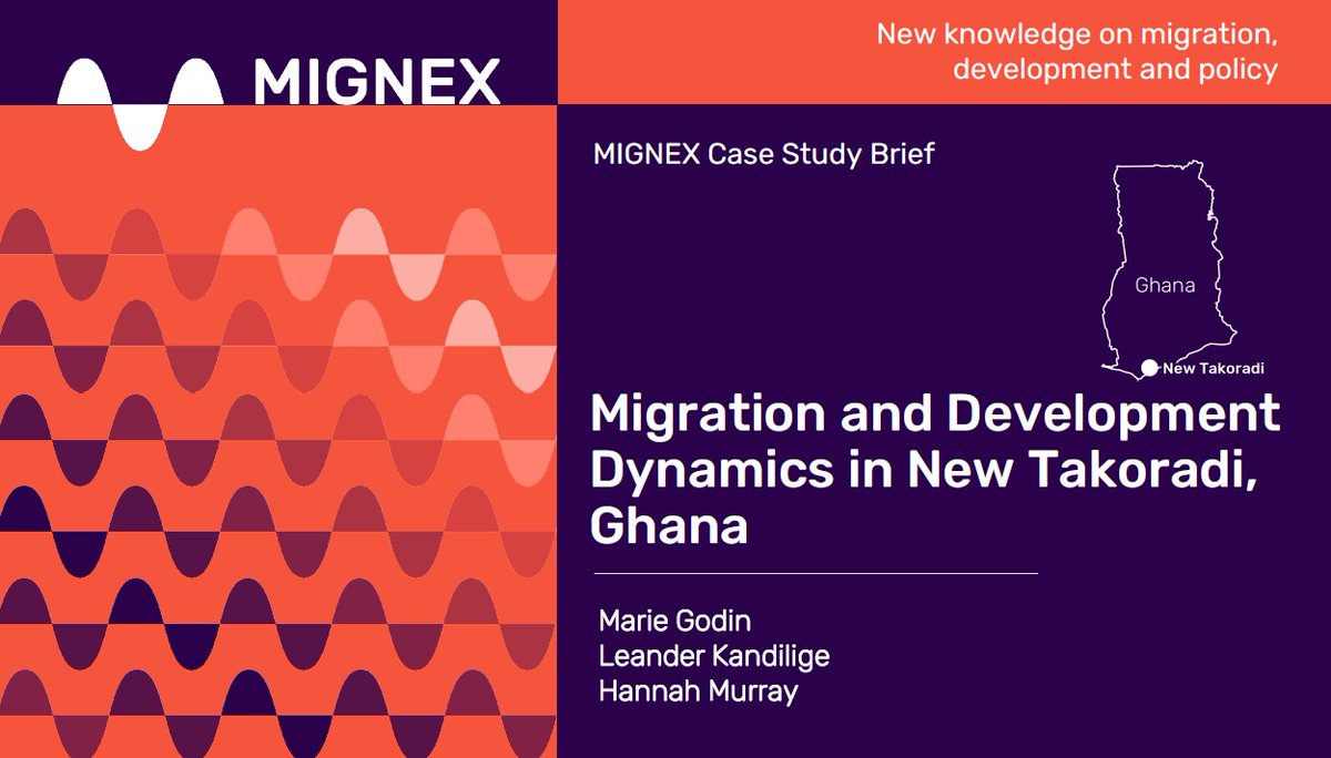 Our final Ghana #MIGNEX Case Study Brief is on New Takoradi, near a port, it sees substantial irregular migration.

Read it here: mignex.org/gha3