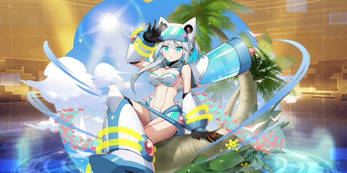 水着アイコヨーーーーシ!! #ロックマンXDiVE 